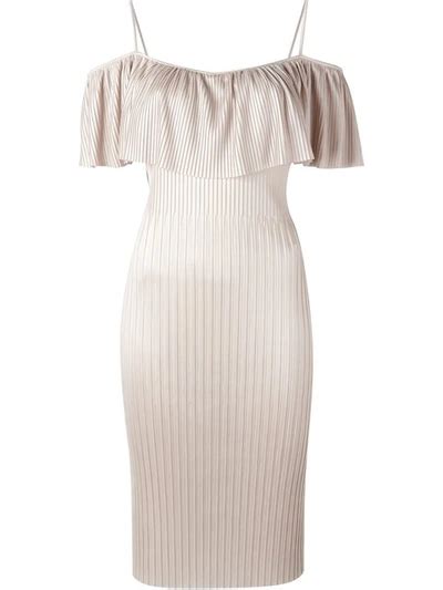 givenchy gold dress|givenchy technical pleated dress.